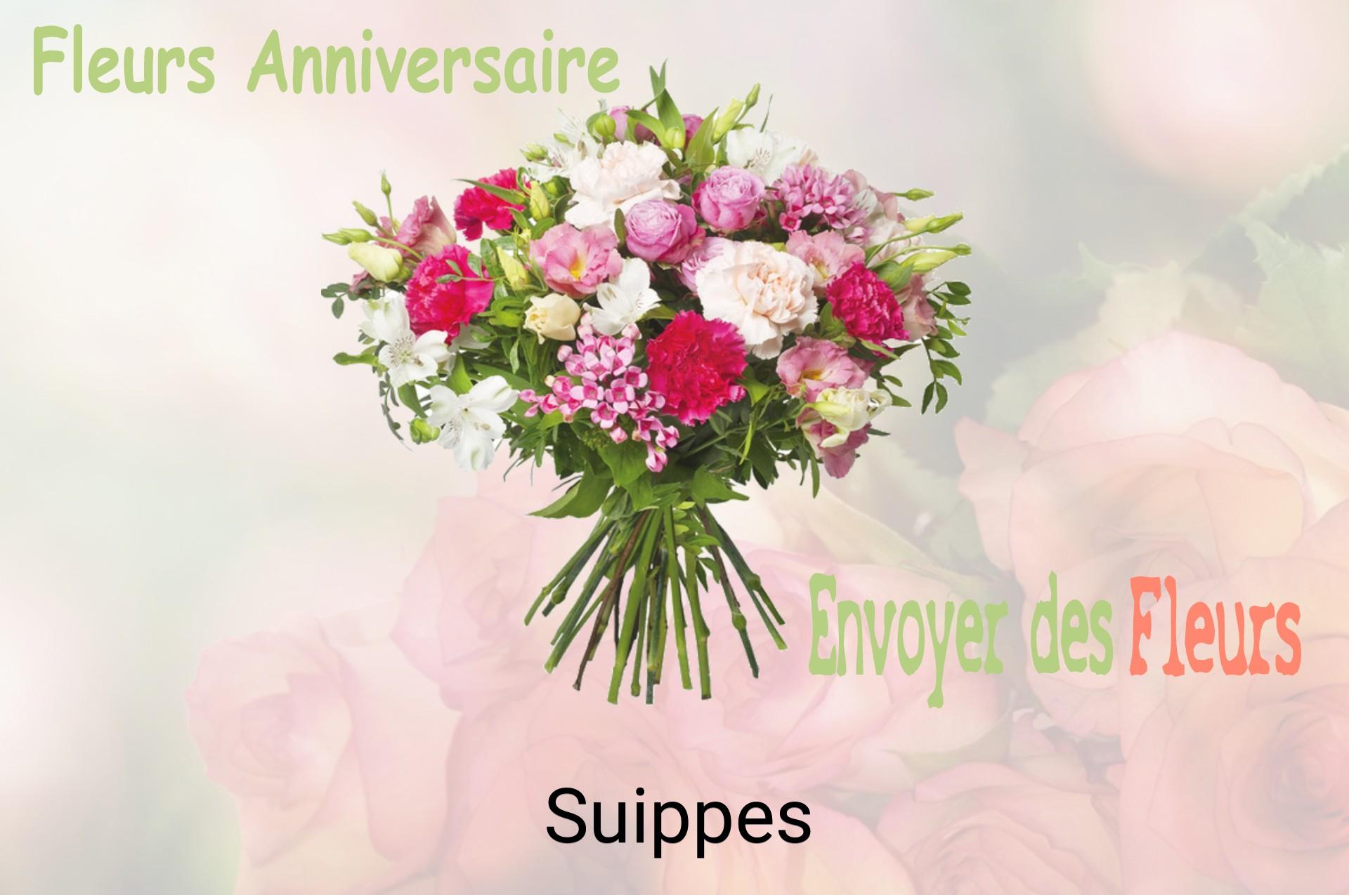 Bouquet de fleurs d’anniversaire livré à Suippes